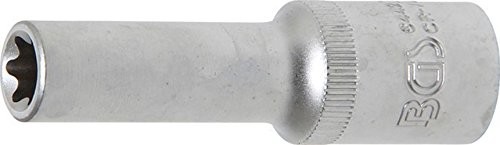 BGS wkładka klucza nasadowego, głęboka, do profili E, E12, 12,5 (1/2), 1 sztuki, 6442