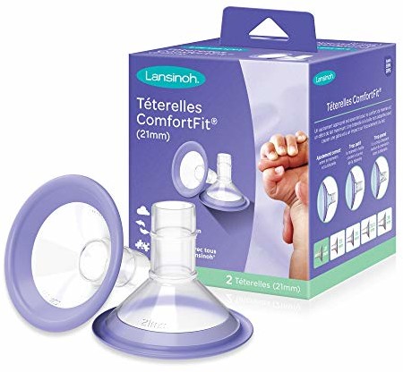 Lansinoh Zestaw 2 smoczek Comfort Fit 21 mm do mleka 1 sztuka
