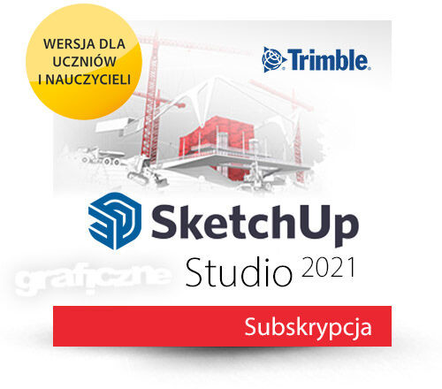 Trimble Trimble SketchUp Studio PL Win/Mac  Subskrypcja 1 rok  Student & Teacher pTSS20PLe1