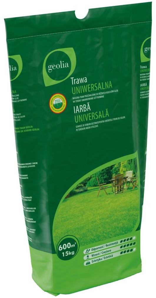 GEOLIA Nasiona trawy uniwersalnej + mikoryza 15kg Geolia