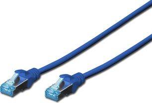 Digitus Patchcord CAT 5e SF-UTP 0.5m niebieski DK-1531-005/B DK-1531-005/B