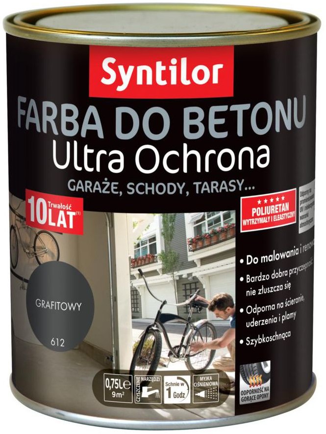 Syntilor Farba do betonu ULTRA OCHRONA 0.75 l Grafitowy