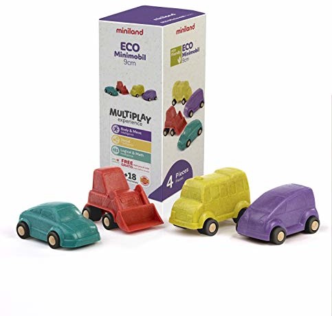 Miniland 32153 ECO MINIMOBIL 9 cm 4 szt 1