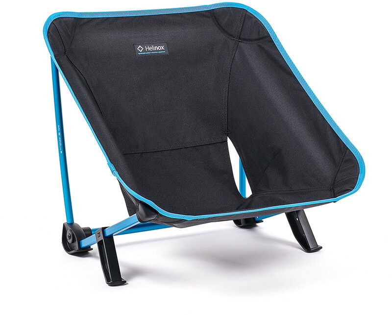 Helinox Incline Festival Chair, black/cyan blue  2021
