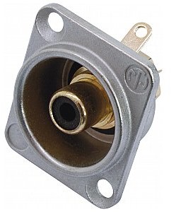 Neutrik Gniazdo montażowe RCA natablicowe bk NF2D0 30204054
