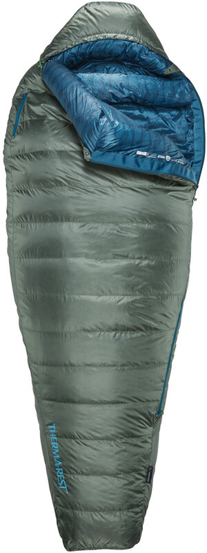 Therm-a-Rest Therm-a-Rest Questar 0F/-18C Sleeping Bag Regular, zielony/niebieski  2022 Śpiwory 13159