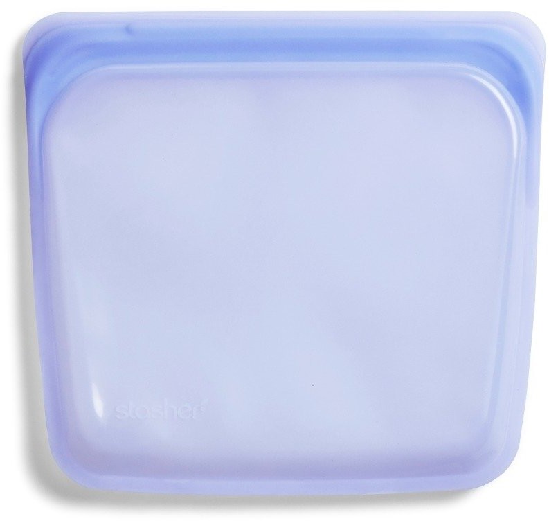 Stasher Silikonowy worek wielorazowy na kanapki Stasher - amethyst STSB08