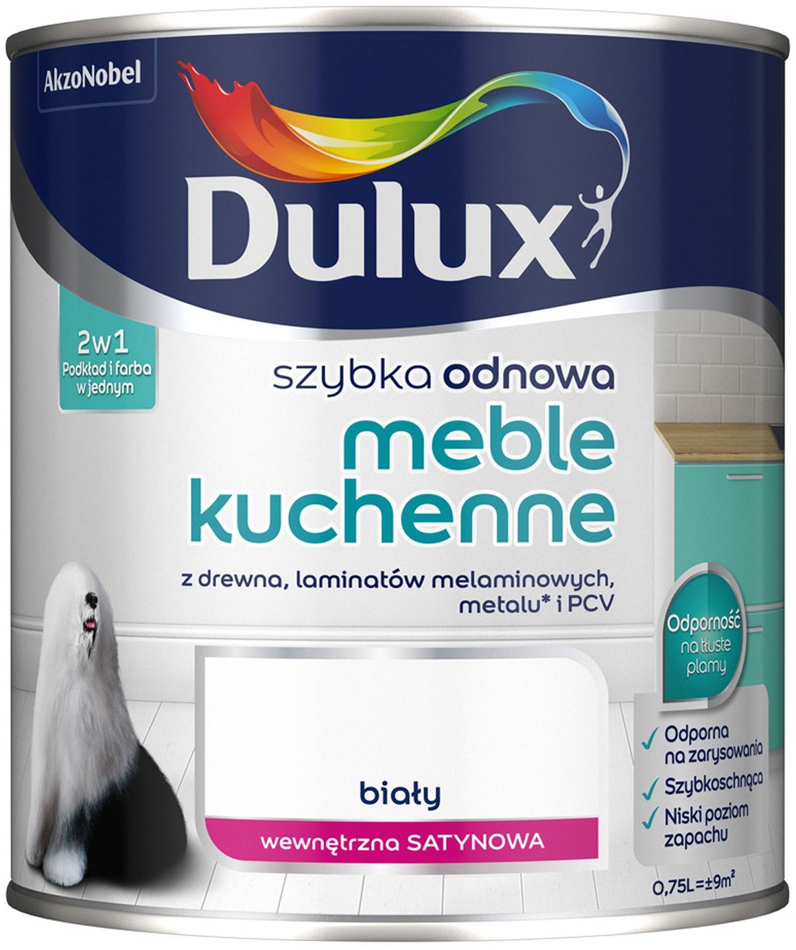 Dulux Szybka Odnowa Meble kuchenne biały 750 ml