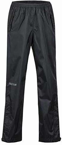 Marmot Kids PreCip Eco Pant, Hardshell Spodnie przeciwdeszczowe, wiatroszczelne, wodoodporne, oddychające Czarny S 41020
