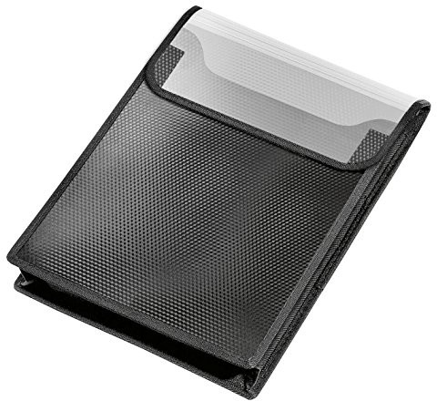 VELOFLEX Veloflex 1442482 pudełko kolekcjonerskie, teczka na zeszyty, format DIN A4, folia PP, wysokość wypełnienia 40 mm, kolor czarny 1442482