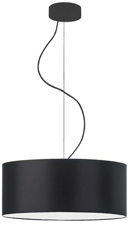 LYSNE Lampa wisząca z regulacją wysokości HAJFA fi - 40 cm - kolor czarny 14529/60 - kolor czarny