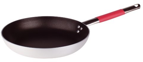 Pentole Agnelli Długość pentole agnelli linia Cookware system patelnia z łbem wpuszczanym same, z uchwytem rura ze stali nierdzewnej Cool, czerwony, 24 cm ALSC111BBSCR24