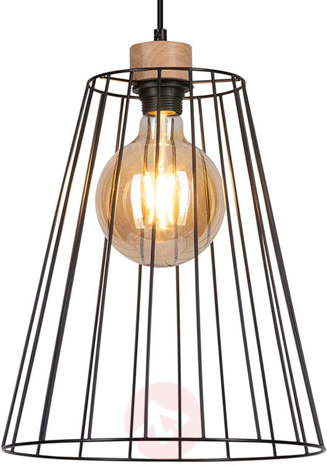Britop Lampa wisząca Cailand z kloszem klatkowym