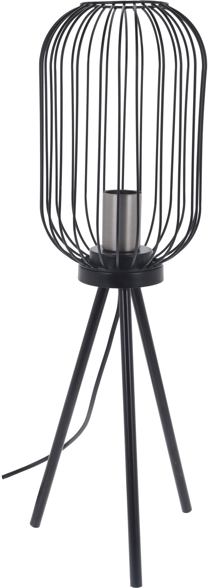 Home Styling Collection Lampa metalowa trójnożna 36 cm czarna HZ1600540