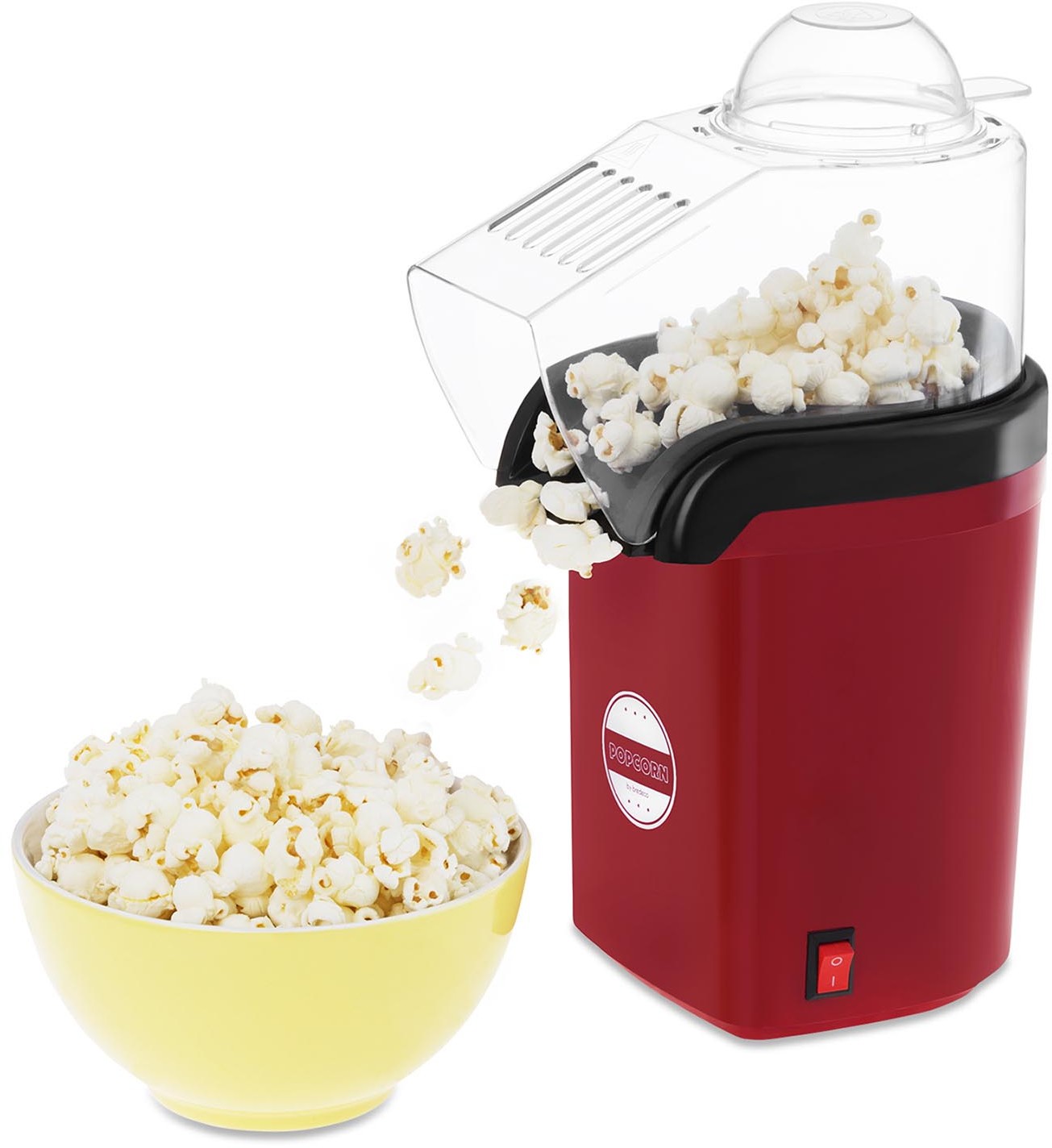 Bredeco Maszyna do popcornu - 1200 W - beztłuszczowa - BCPK-1200-W