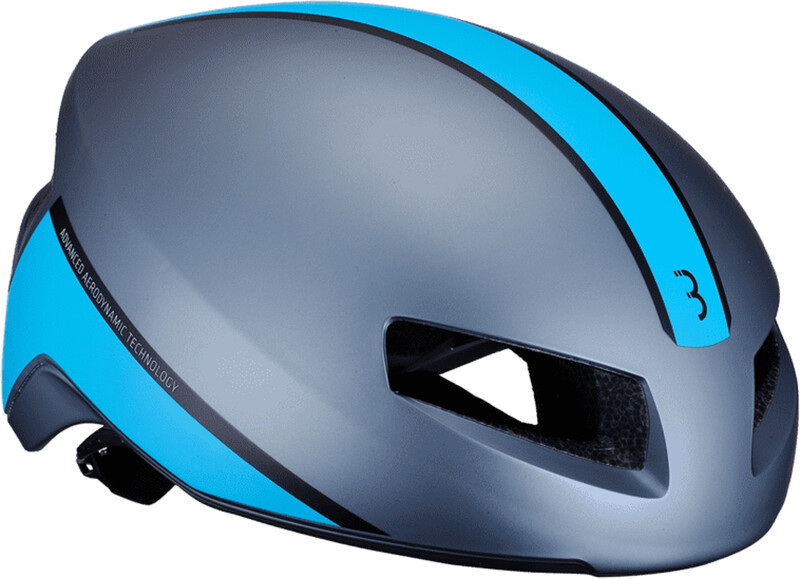 BBB Tithon BHE-08 Kask rowerowy, matt gray/blue L | 58-62cm 2020 Kaski triathlonowe 2929170822