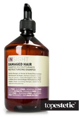 InSight InSight Damaged Hair Restructurizing Shampoo Szampon odbudowujący do włosów zniszczonych 400 ml
