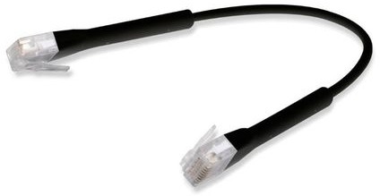 Ubiquiti UC-PATCH-RJ45-BK | Kabel miedziany | UniFi Ethernet Patch Cable, CAT6, czarny UC-PATCH-RJ45-BK