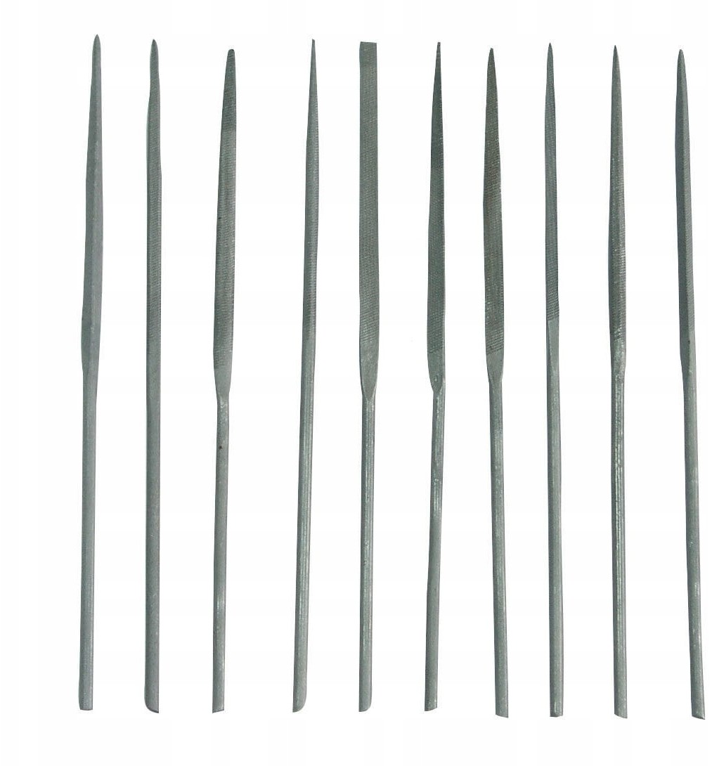 Pilniki Precyzyjne - Iglaki 140MM Kpl. SZT.10 Etui