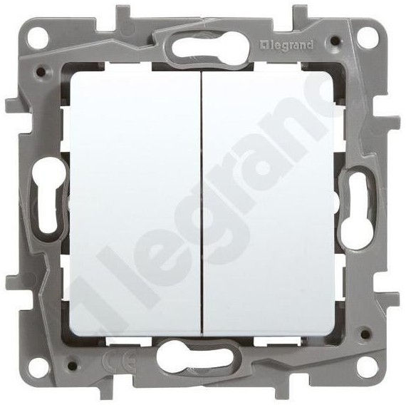 Legrand Niloe biały przycisk podwójny l_764508