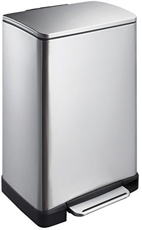EKO kosz na śmieci z pedałem E-Cube, metalowe VB 926840