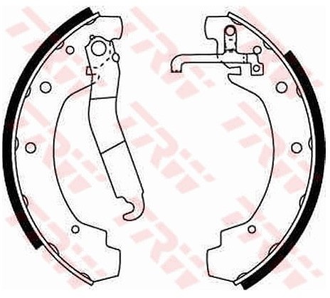 TRW Zestaw szczęk hamulcowych GS8151