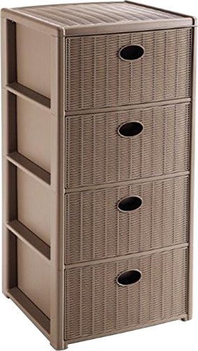 Stefanplast Przechowywanie regał regał Elegance szuflada Roll służy do zabawy szafka na przybory toaletowe 30401