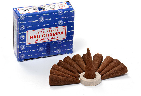 Satya Kadzidełka SATYA Nag Champa stożkowe - 12 szt. satya07