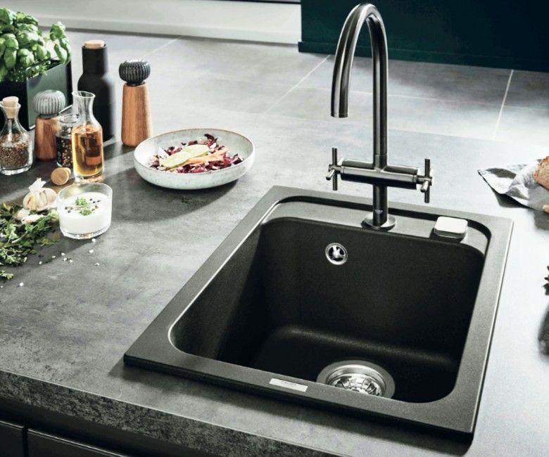 Grohe K700 40x50 cm szary granit 31650AT0