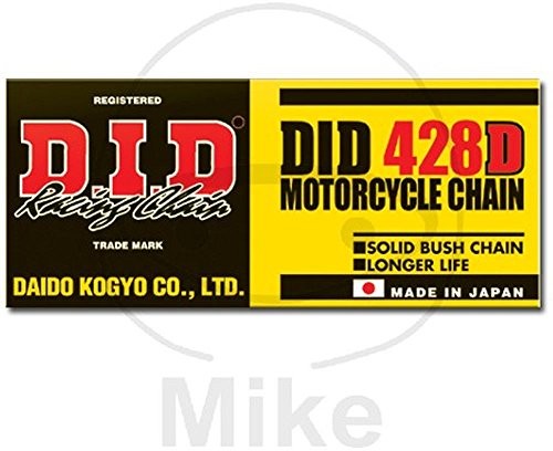 DID D.I.D łańcuch 428 D, 146 ogniw (standardowe), otwarty z zamkiem zatrzaskowym 428DX146RB