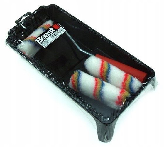 Zestaw Wałków Malarskich 3 sztuki kuweta rączka