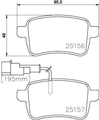 Mintex Klocki hamulcowe MDB3123