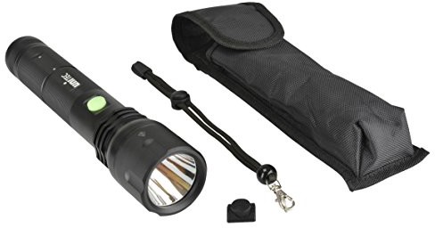 Unitec UNITEC 49600 latarka LED PRO 600, czarna, 37,90 x 18,00 x 5,80 cm 49600