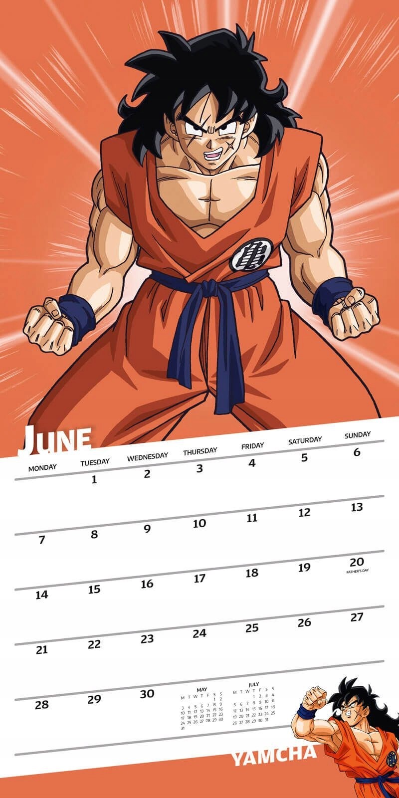 Oryginalny kalendarz Dragon Ball Z 2021 30x30 cm