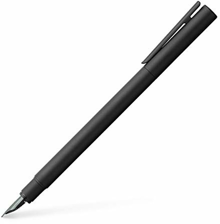 Faber Castell Pióro do napełniania Neo Slim metal czarny M 342300