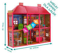 Lean Toys Domek dla lalek