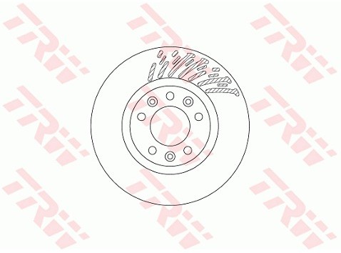TRW Tarcza hamulcowa DF6657