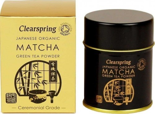 Matcha japońska Ceremonial Grande sproszkowana BIO 30g Clearspring