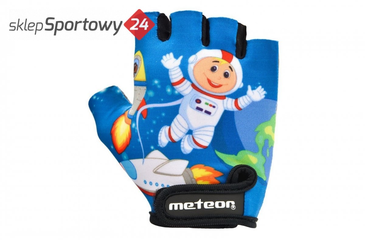 Meteor RĘKAWICZKI ROWEROWE JUNIOR SPACE ROZM XS