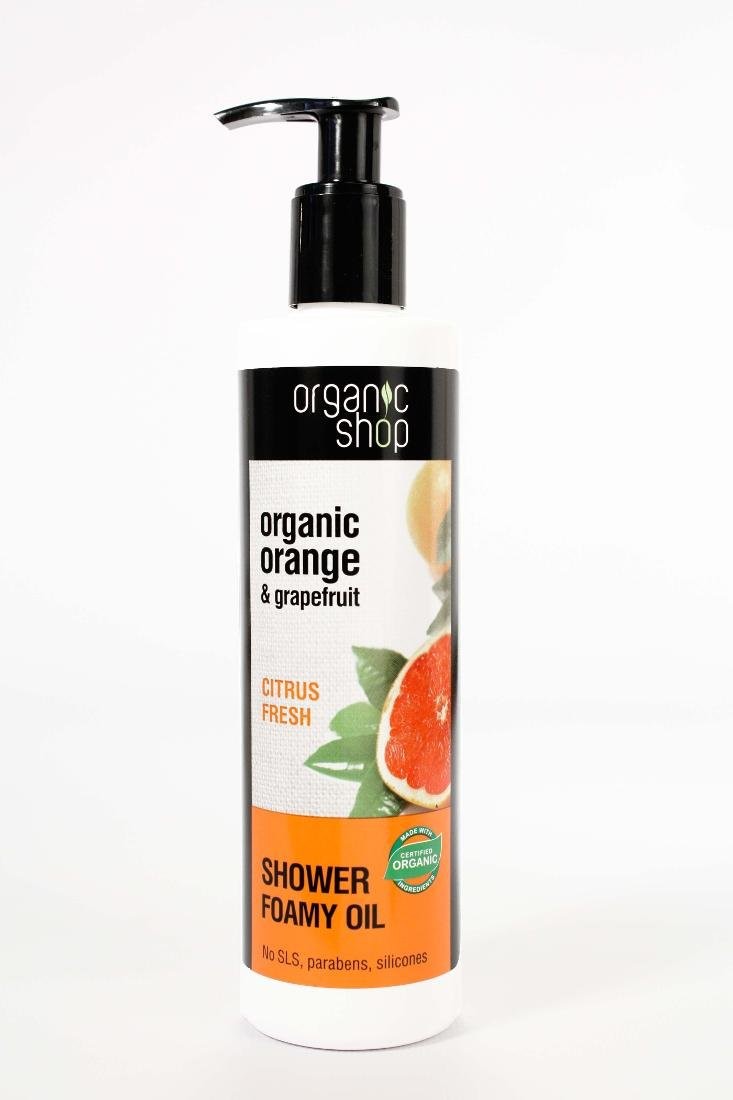 Organic Shop Pieniący się olejek pod prysznic Cytrusowa Świeżość 280ml ponad 3000 punktów odbioru w całej ! Szybka dostawa! Atrakcyjne raty 4744183011625