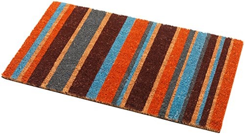 Addis addis wycieraczka, 100% naturalnego włókna kokosowego-runo z paskami-wzornictwo  70 x 40 cm, wielokolorowe 517491