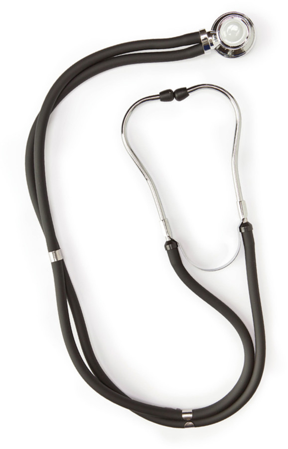 Riester Riester ri-rap-RIESTER 4155-01 czarny 80 cm czarny Stetoskop internistyczno-pediatryczny ri-rap z dwustronną głowicą i podwójnym drenem TOW007573