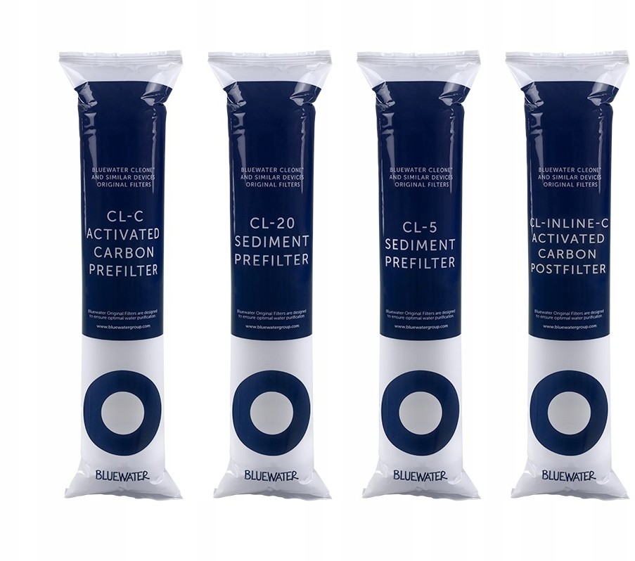 Oryginalne wkłady Bluewater Cleone - serwis roczny