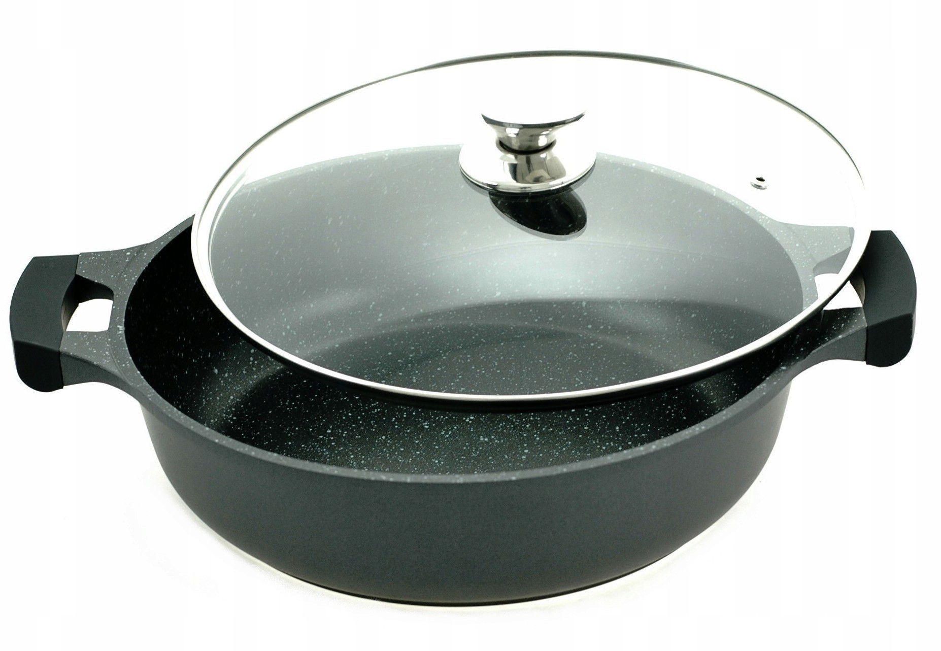 Garnek 4,8 L Patelnia 30cm Marmur Brytfanna BR30ML