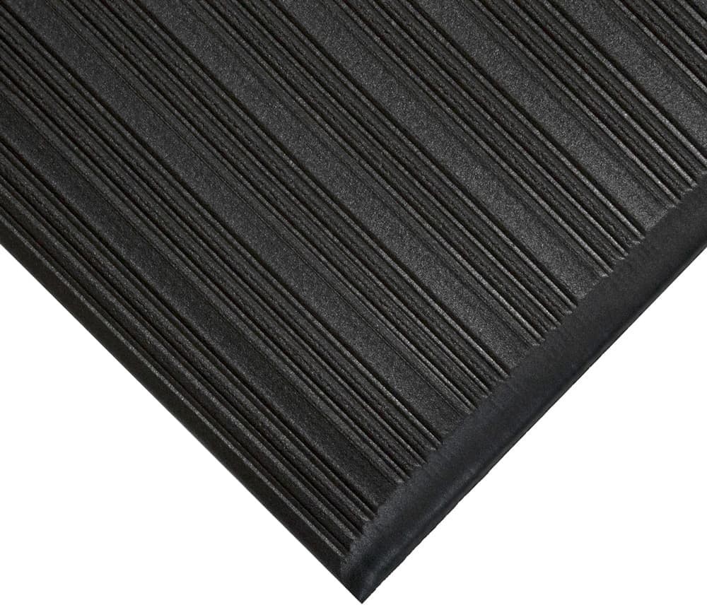 Coba Orthomat Ribbed Mata Piankowa-Prążkowana Czarny 0,6 M X 0,9 M