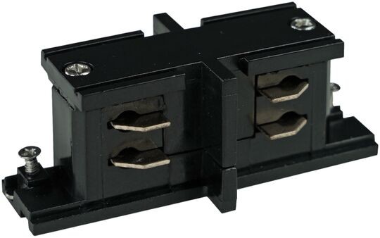 Tk-lighting Łącznik prosty 3 fazowy Connector Tracer 3608 czarny TK3609