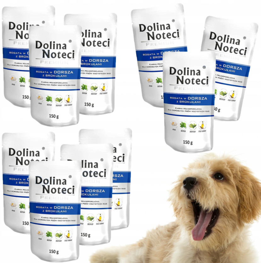 Dolina Noteci PREMIUM Dorsz ZESTAW SASZETEK 10x 150g  od 95zł +DO 3% ZWROTU W PROGRAMIE LOJALNOŚCIOWYM ZEST-DNP-150-10-DOR