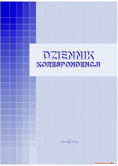 Michalczyk&Prokop 701-A Dziennik korespondencyjny A4 20 kartek