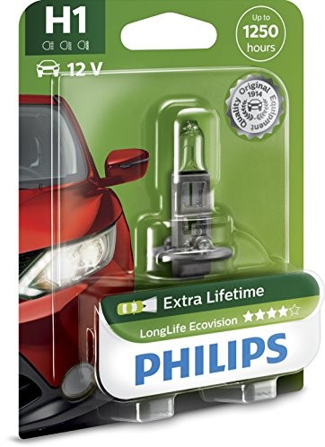 Philips 12258LLECOB1 reflektor lampy H1 Long Life Eco Vision 12258LLECOB1