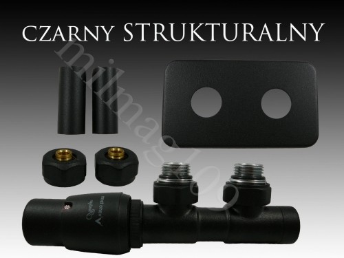 Mera Term Zestaw zaworów grzejnikowych termostatycznych TWINS All In One lewy CZARNY MAT STR. APTSGS0214CFK/L_20201229152619